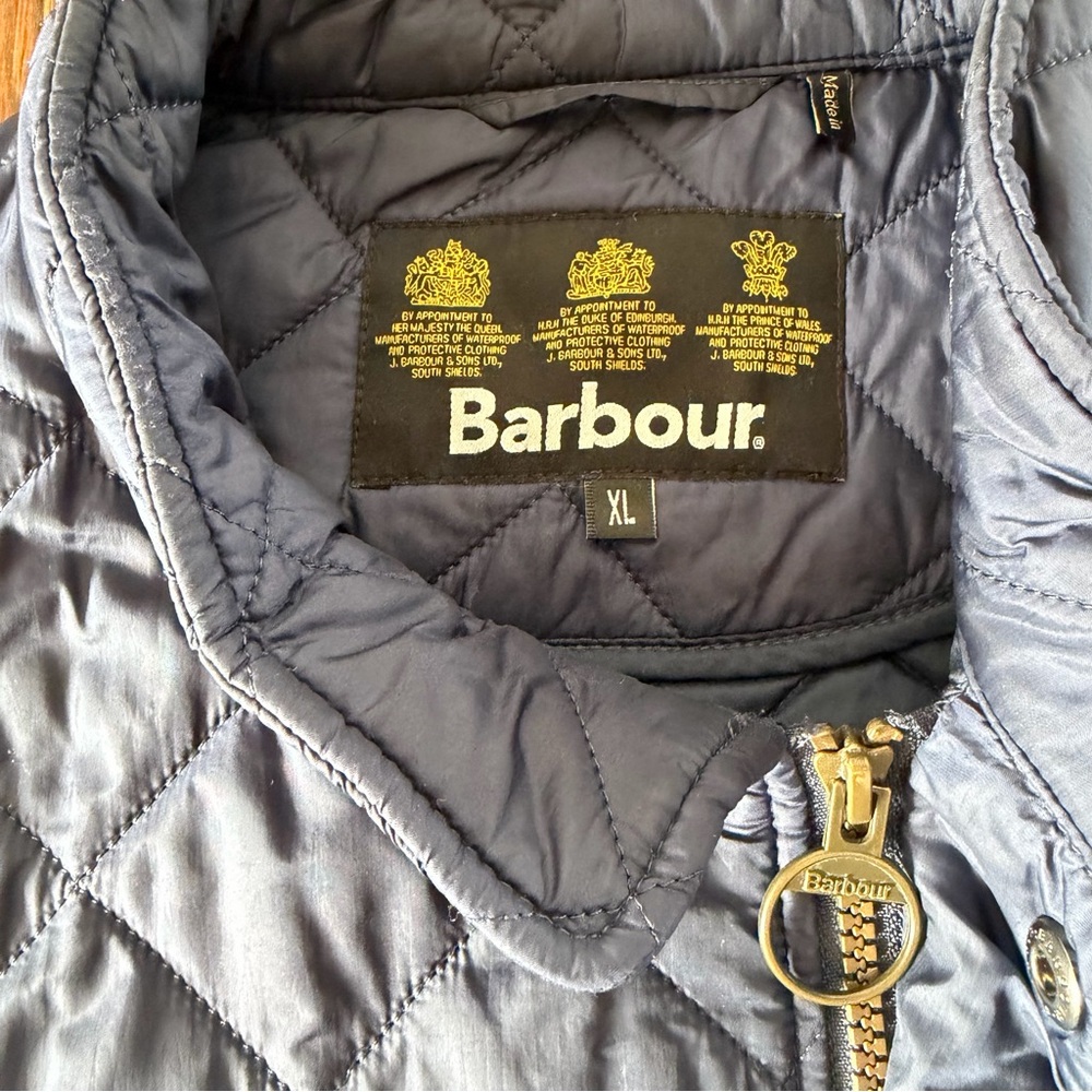 Barbour Men’s Flyweight Chelsea Quilted Jacket in Navy Size XL - Picture 3 of 15